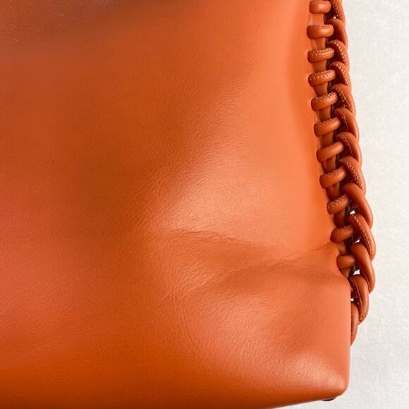 Latouche Burnt Sienna Braided Seam Shoulder Bag - Picture 7 of 10